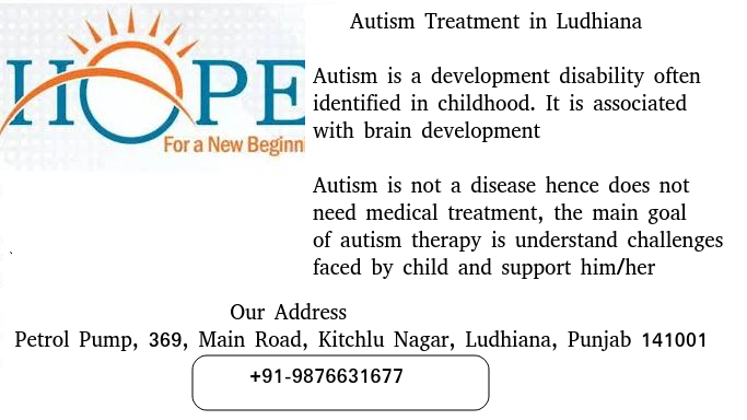 Autism treatment in Ludhiana
