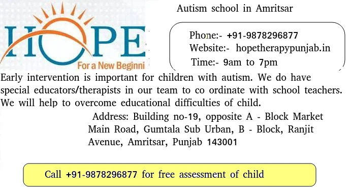 Autism school in Amritsar