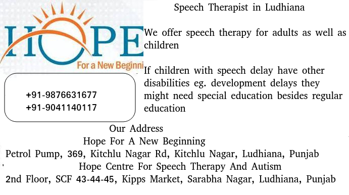 speech therapist in Ludhiana